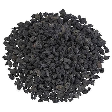 American Fire Glass Small Black Lava Rock - 10 Lb Bag LAVA-S-10